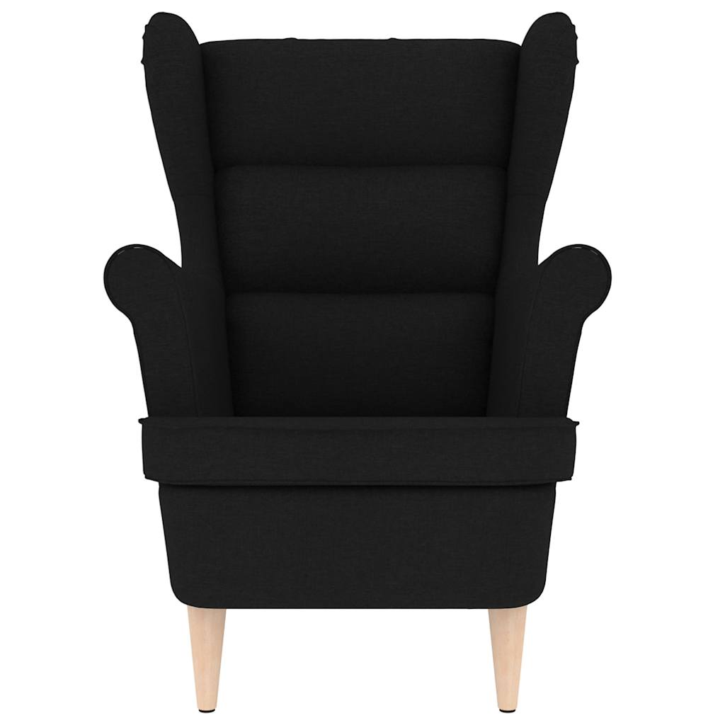 vidaXL Fotoliu, negru, 74x84x100 cm, textil vidaXL Fotoliu, negru, 74x84x100 cm, textil