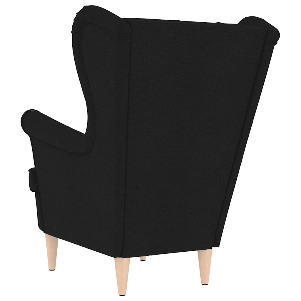 vidaXL Fotoliu, negru, 74x84x100 cm, textil vidaXL Fotoliu, negru, 74x84x100 cm, textil