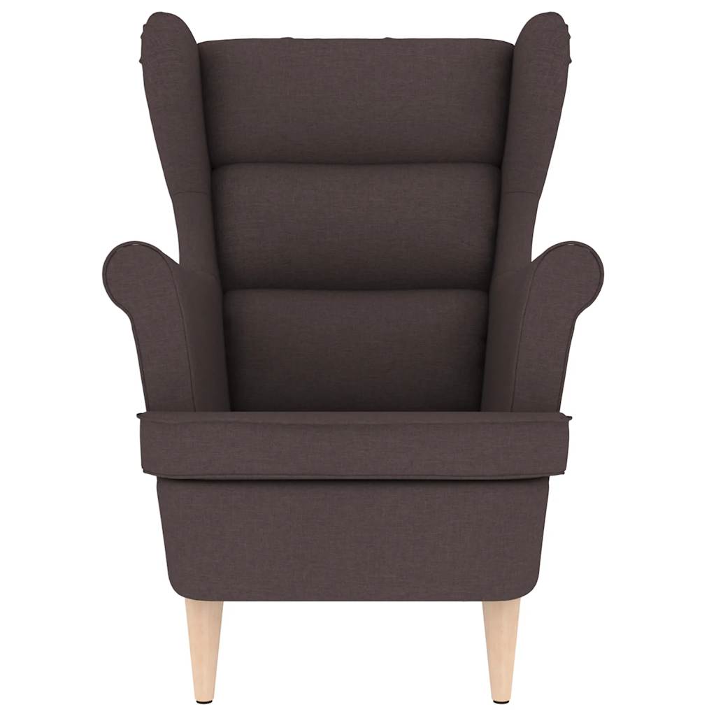 vidaXL Fotoliu, maro închis, 74x84x100 cm, textil vidaXL Fotoliu, maro închis, 74x84x100 cm, textil