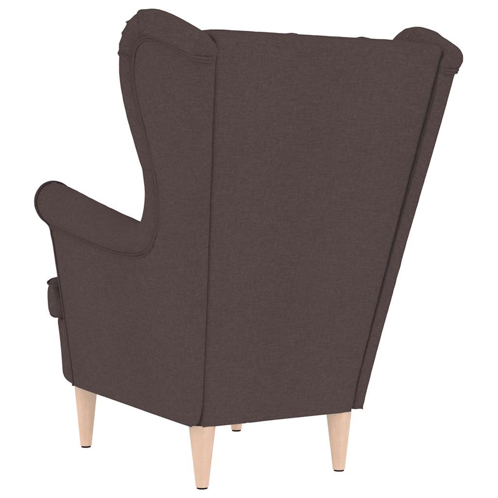 vidaXL Fotoliu, maro închis, 74x84x100 cm, textil vidaXL Fotoliu, maro închis, 74x84x100 cm, textil