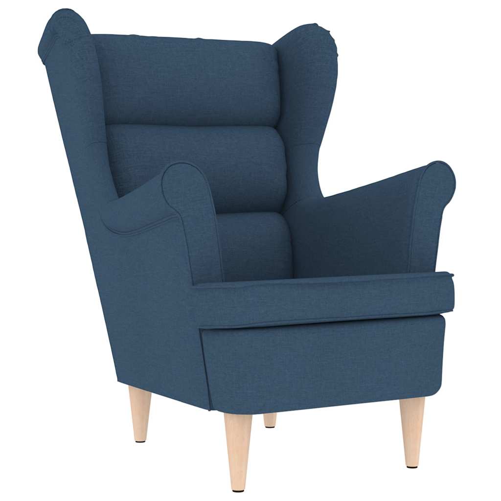 vidaXL Fotoliu, albastru, 74x84x100 cm, textil