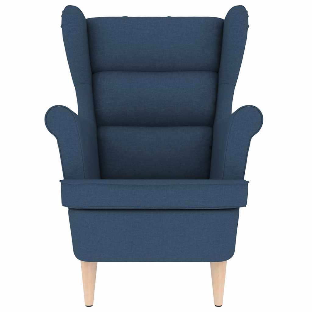 vidaXL Fotoliu, albastru, 74x84x100 cm, textil