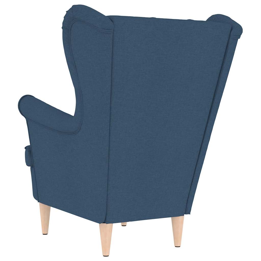vidaXL Fotoliu, albastru, 74x84x100 cm, textil