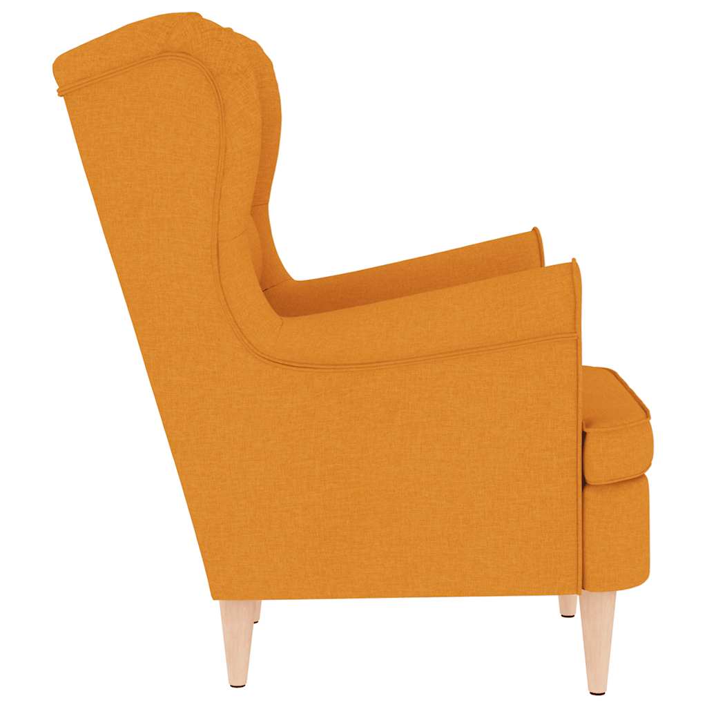vidaXL Fotoliu, galben închis, 74x84x100 cm, textil vidaXL Fotoliu, galben închis, 74x84x100 cm, textil