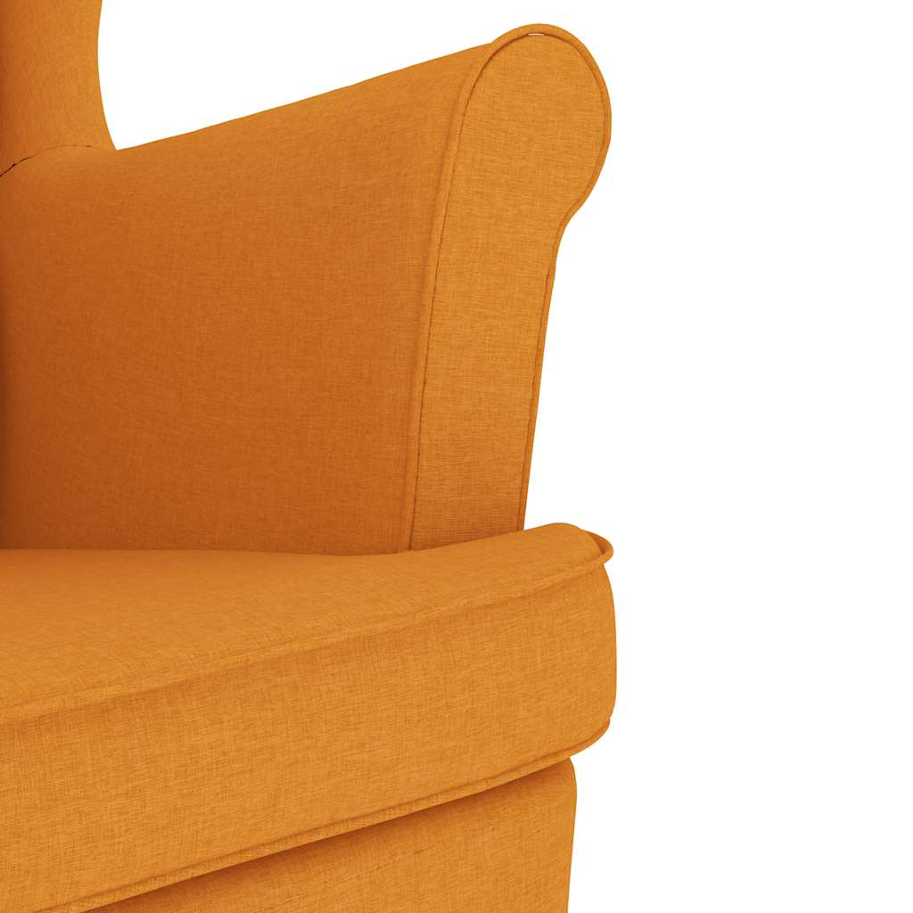 vidaXL Fotoliu, galben închis, 74x84x100 cm, textil vidaXL Fotoliu, galben închis, 74x84x100 cm, textil