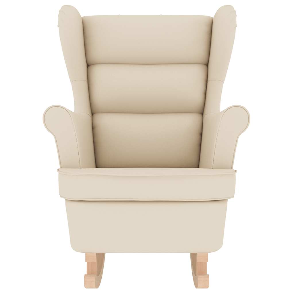 vidaXL Scaun balansoar, alb, 74x90x102 cm, pânză textil