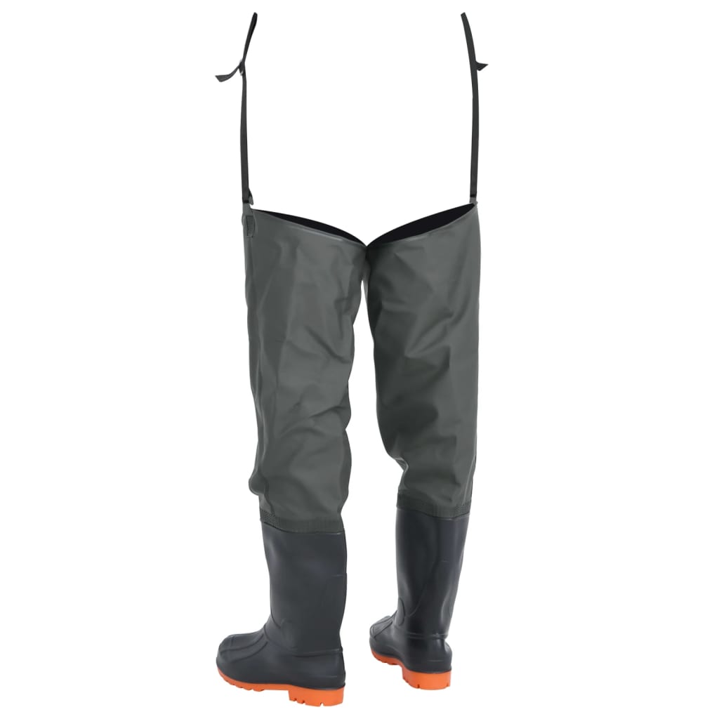 vidaXL Cizme lungi pescărești, verde închis, mărimea 38 vidaXL Cizme lungi pescărești, verde închis, mărimea 38