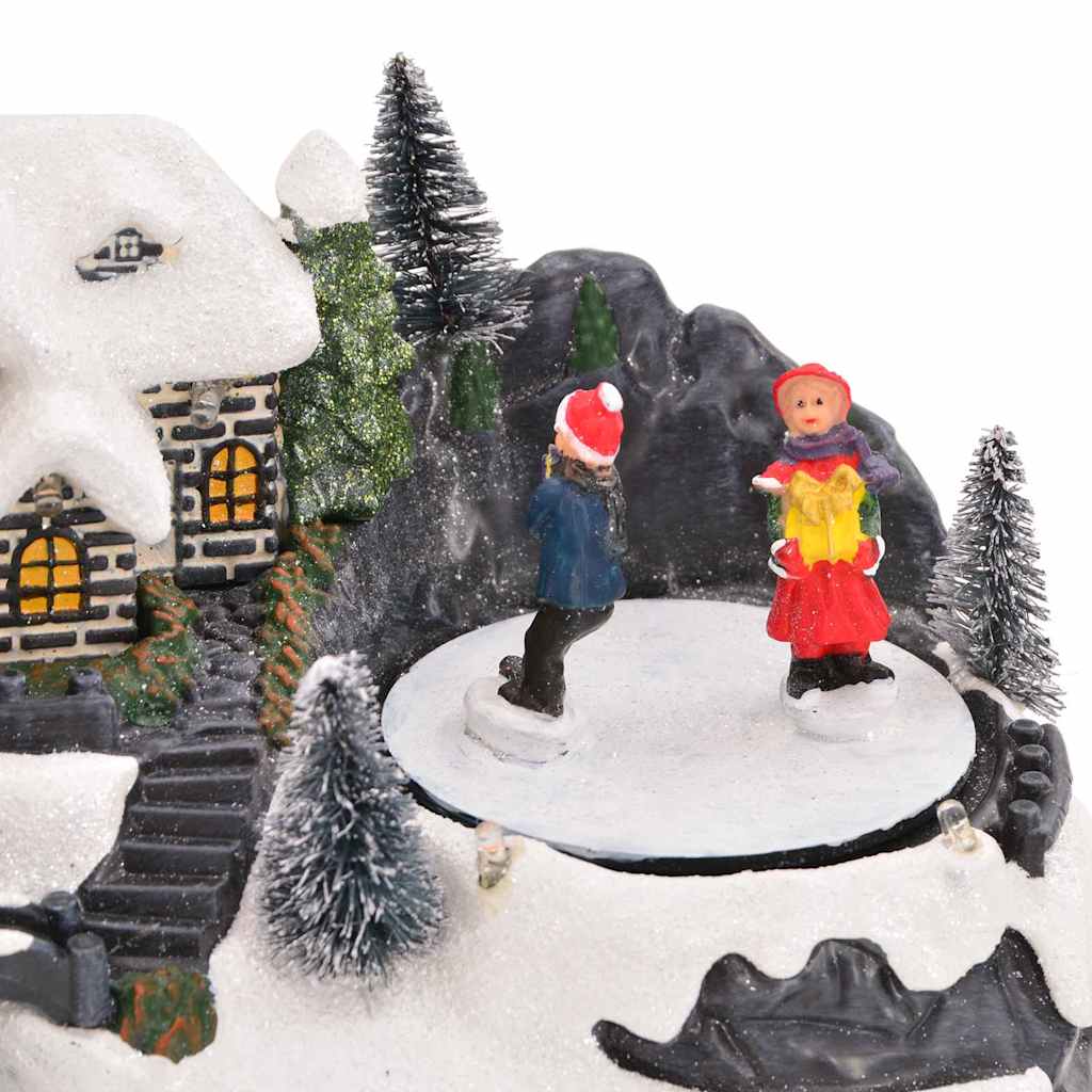 vidaXL Decor de Crăciun pentru masă Multicolour 16 x 11.5 x 13 cm