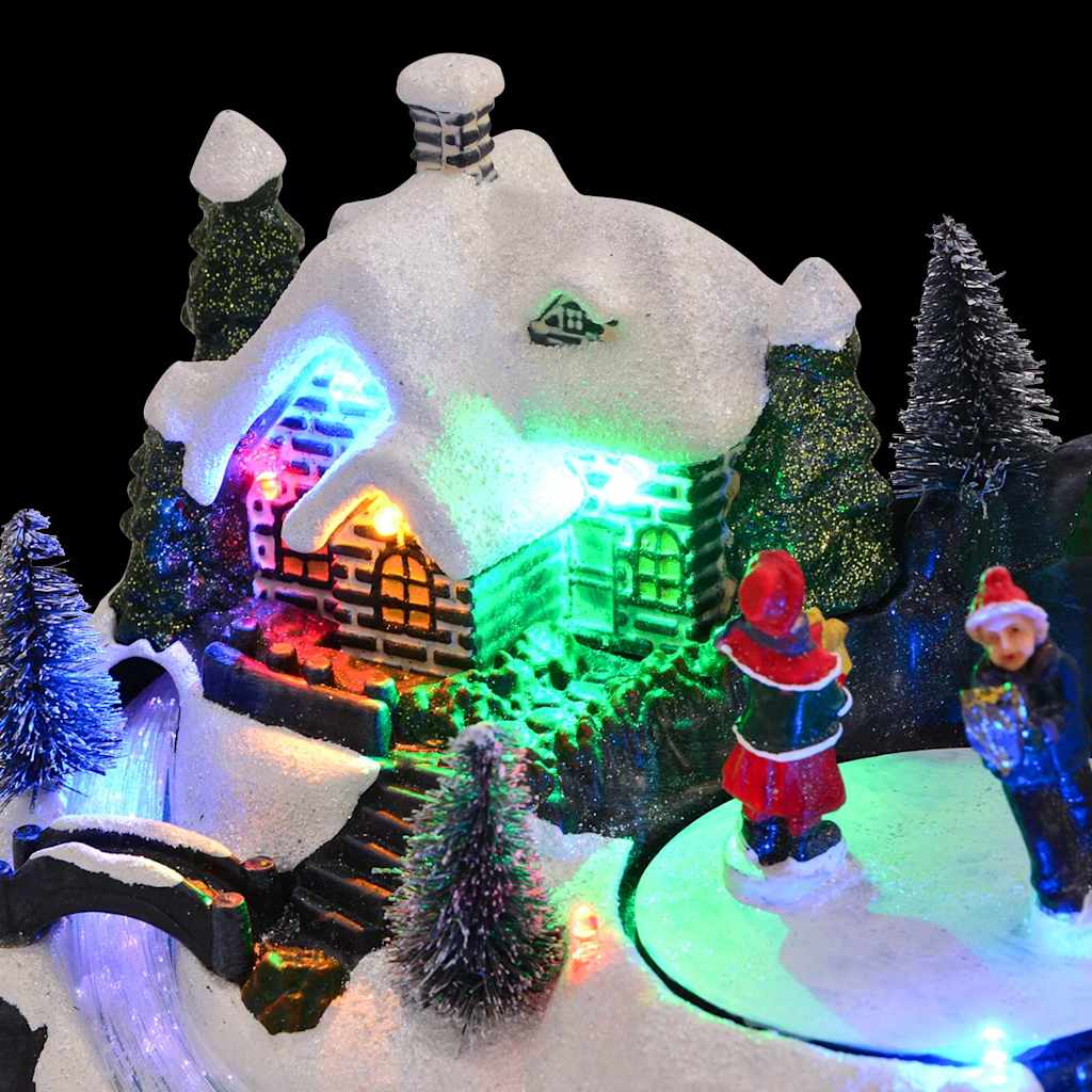 vidaXL Decor de Crăciun pentru masă Multicolour 16 x 11.5 x 13 cm