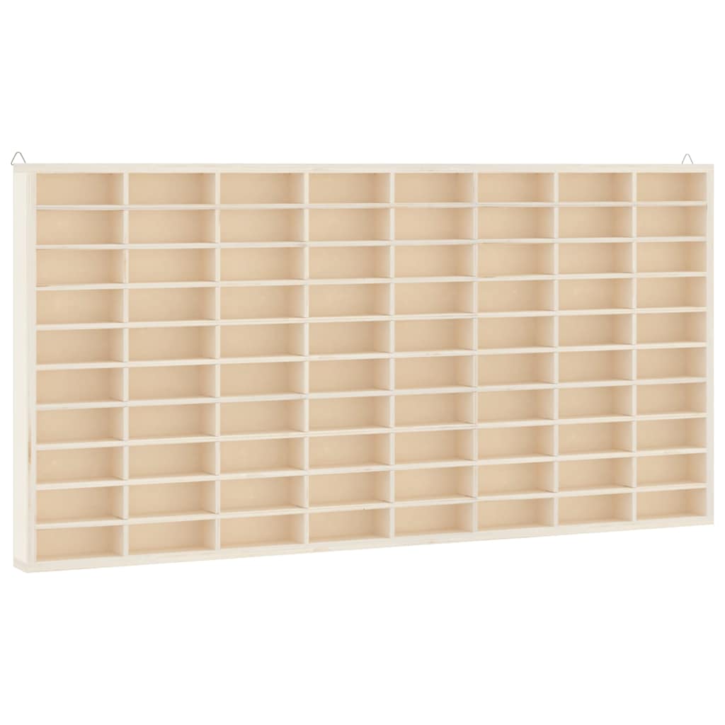 vidaXL Vitrina de colecție din lemn cu 80 de compartimente vidaXL Vitrina de colecție din lemn cu 80 de compartimente