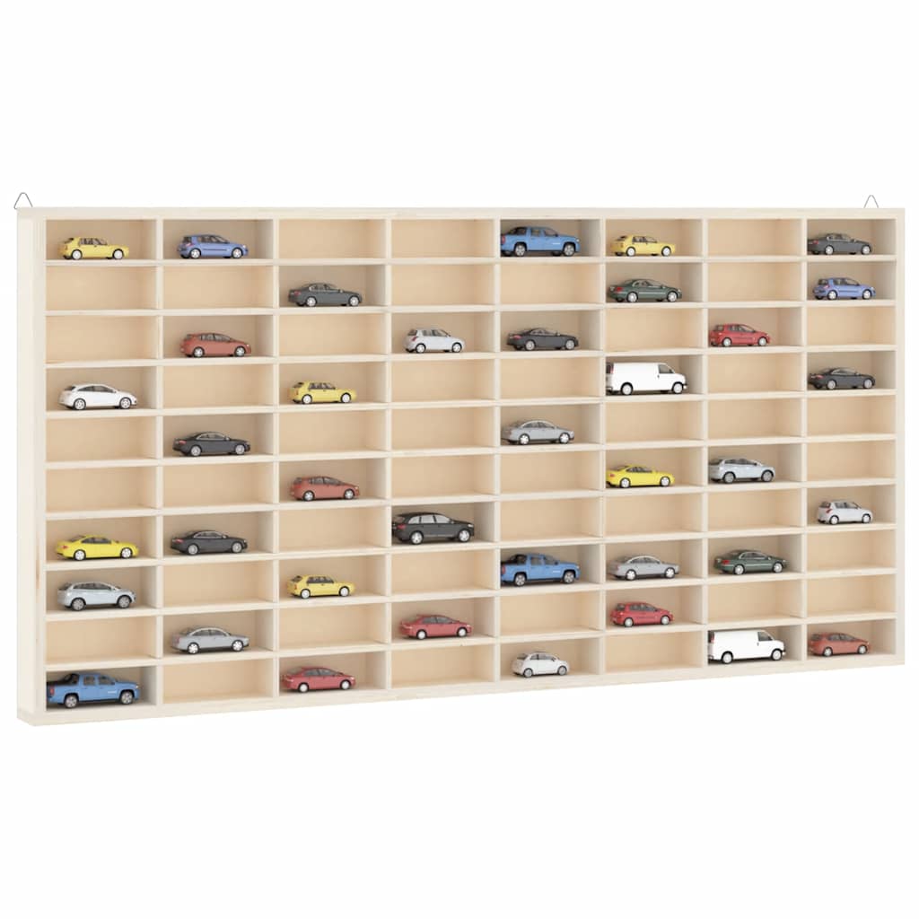 vidaXL Vitrina de colecție din lemn cu 80 de compartimente vidaXL Vitrina de colecție din lemn cu 80 de compartimente