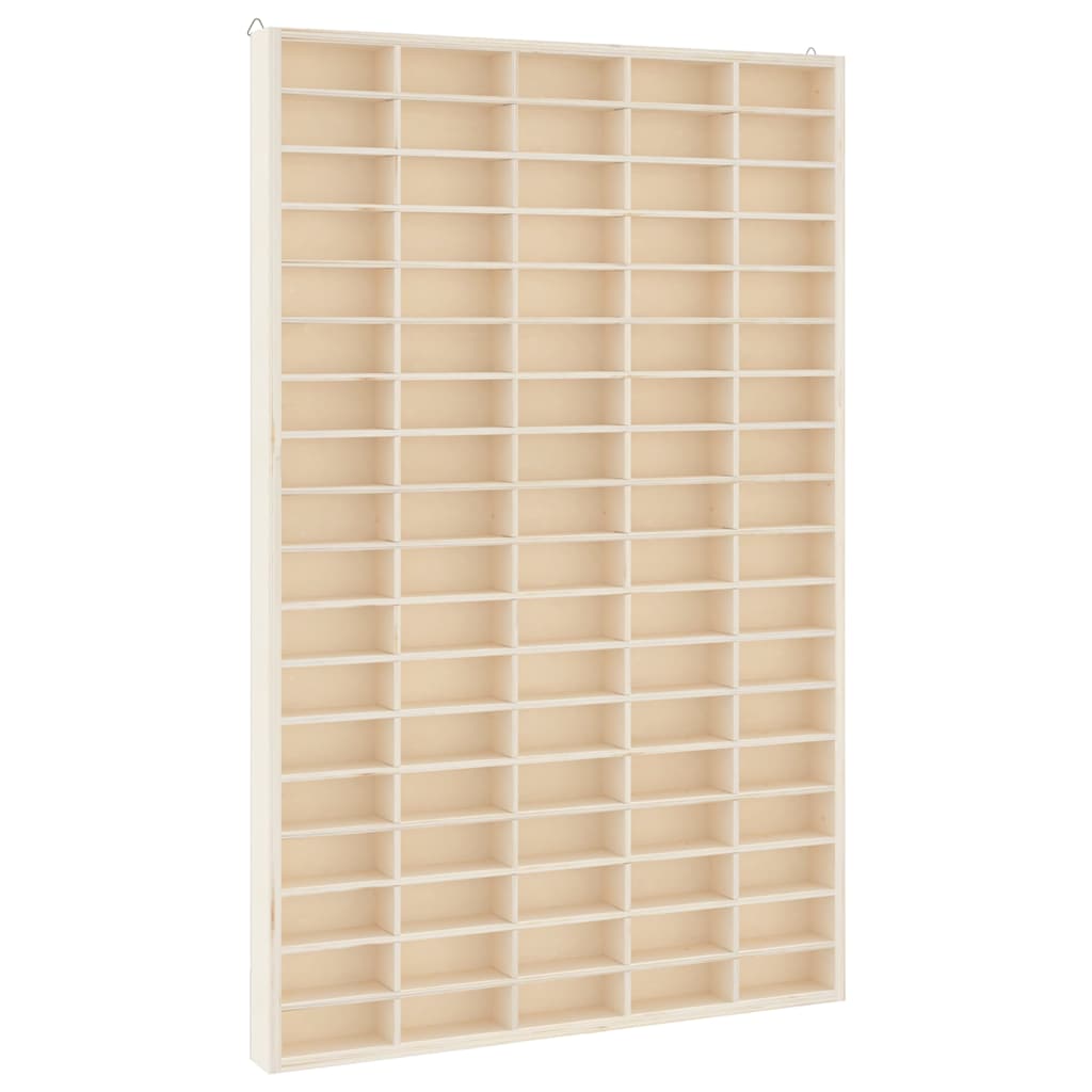 vidaXL Vitrina de colecție din lemn cu 90 de compartimente vidaXL Vitrina de colecție din lemn cu 90 de compartimente