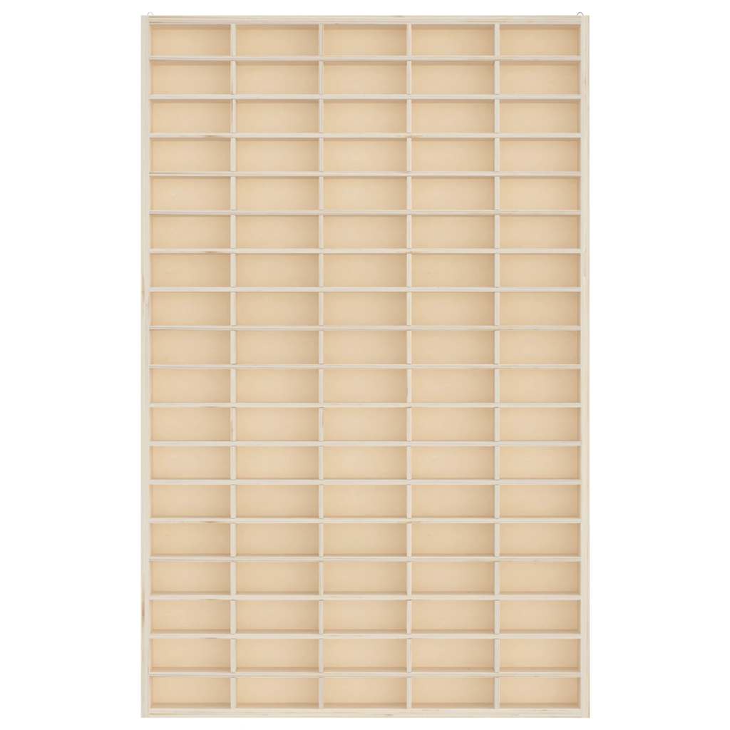vidaXL Vitrina de colecție din lemn cu 90 de compartimente vidaXL Vitrina de colecție din lemn cu 90 de compartimente