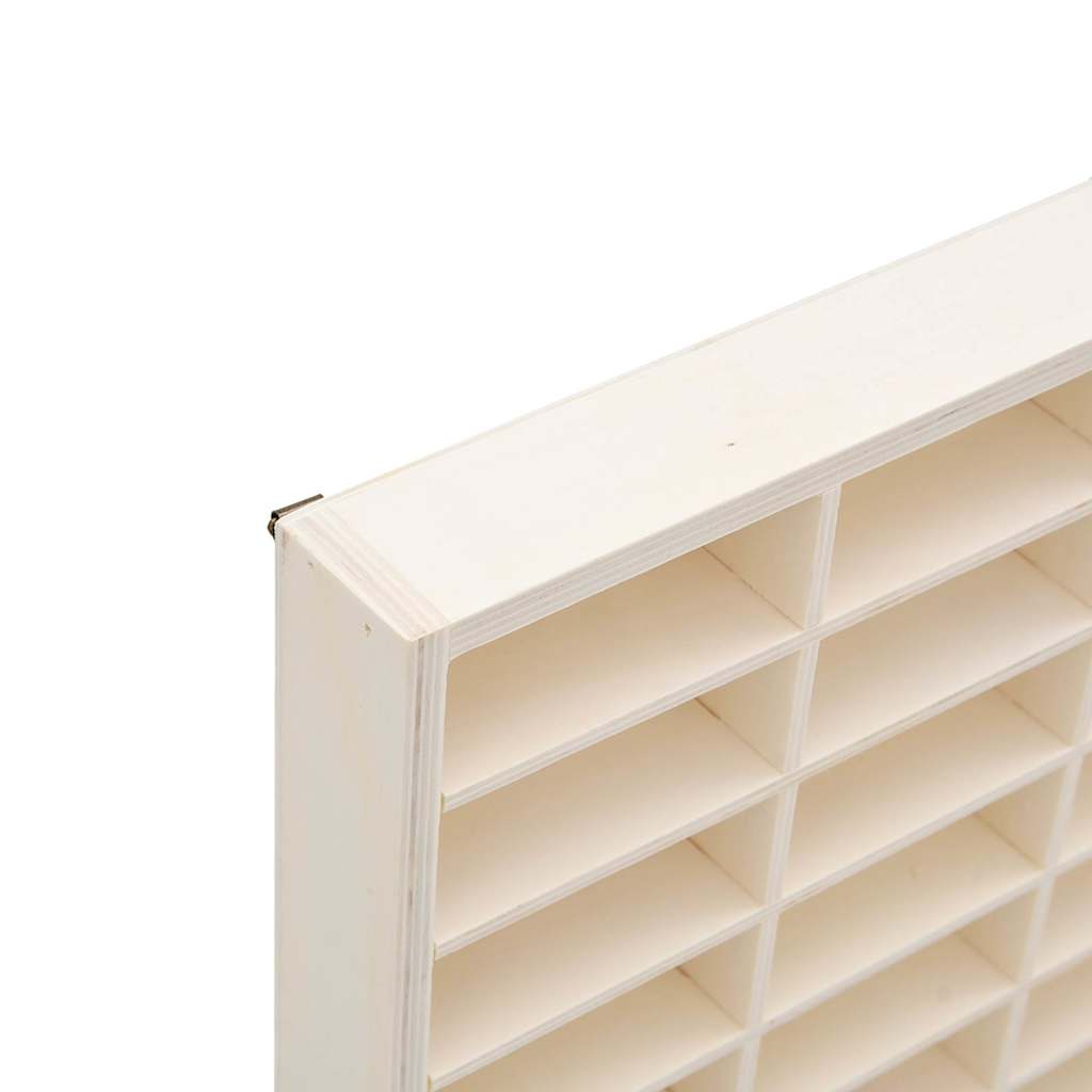 vidaXL Vitrina de colecție din lemn cu 90 de compartimente vidaXL Vitrina de colecție din lemn cu 90 de compartimente