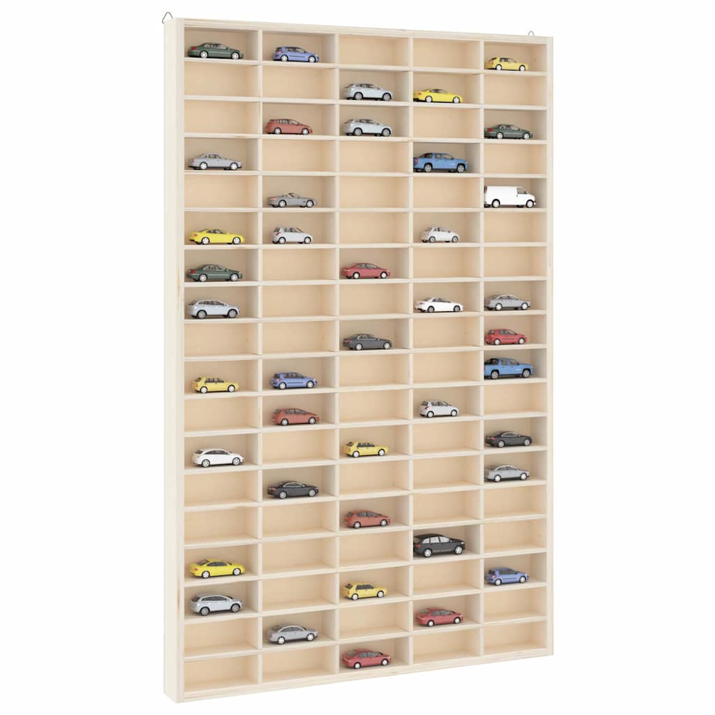 vidaXL Vitrina de colecție din lemn cu 90 de compartimente vidaXL Vitrina de colecție din lemn cu 90 de compartimente