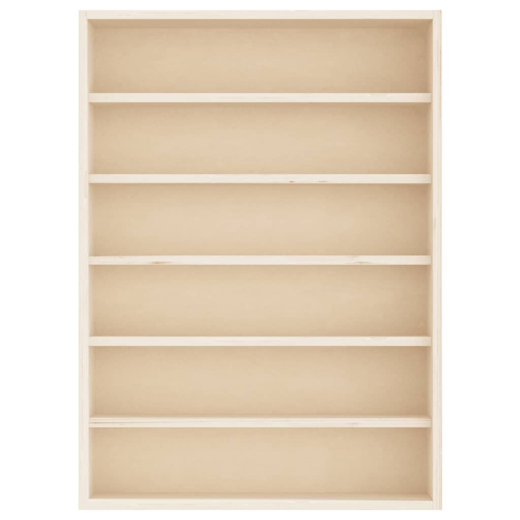 vidaXL Vitrina de colecție din lemn cu 6 rafturi 40x8,5x55 cm