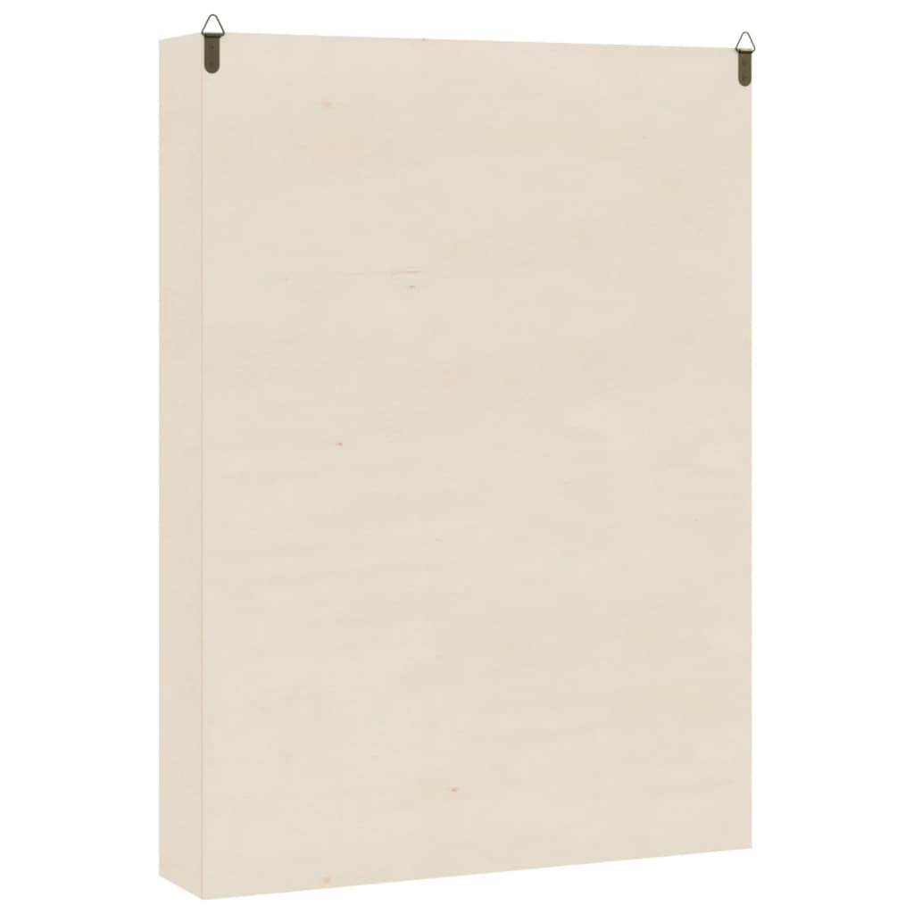 vidaXL Vitrina de colecție din lemn cu 6 rafturi 40x8,5x55 cm