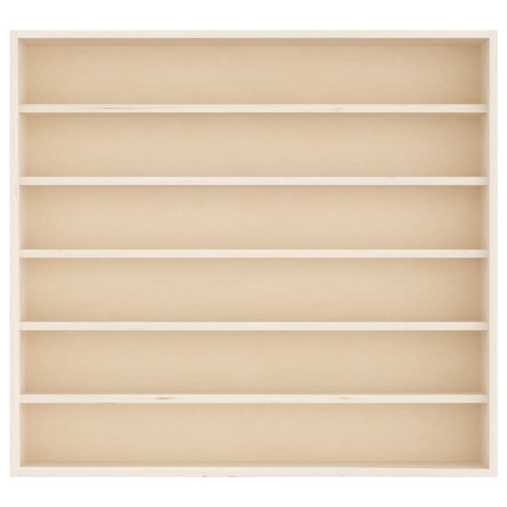 vidaXL Vitrina de colecție din lemn cu 6 rafturi 60x8,5x55 cm
