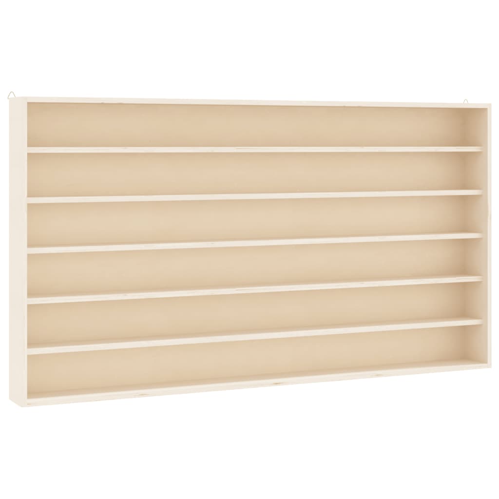 vidaXL Vitrina de colecție din lemn cu 6 rafturi 100x8,5x55 cm vidaXL Vitrina de colecție din lemn cu 6 rafturi 100x8,5x55 cm