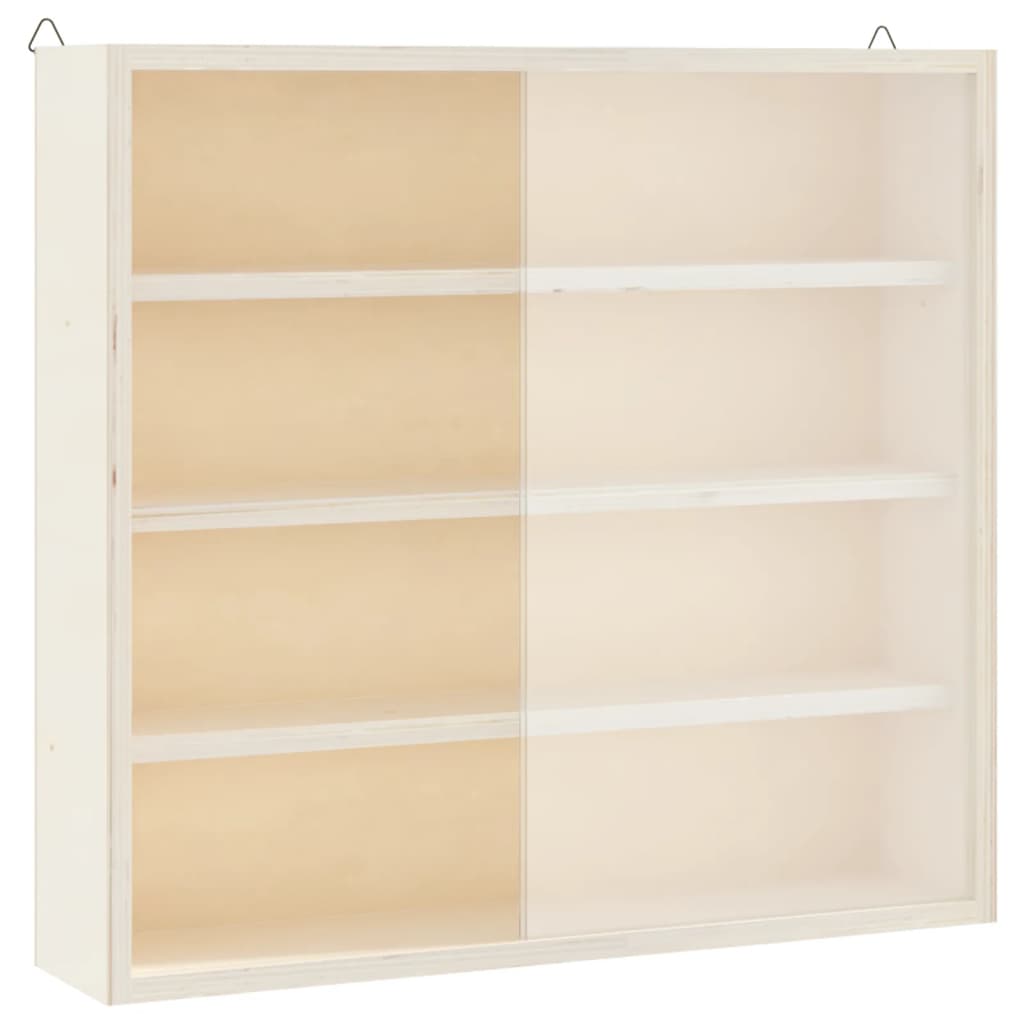 vidaXL Vitrina de colecție din lemn cu uși 40x8,5x37 cm