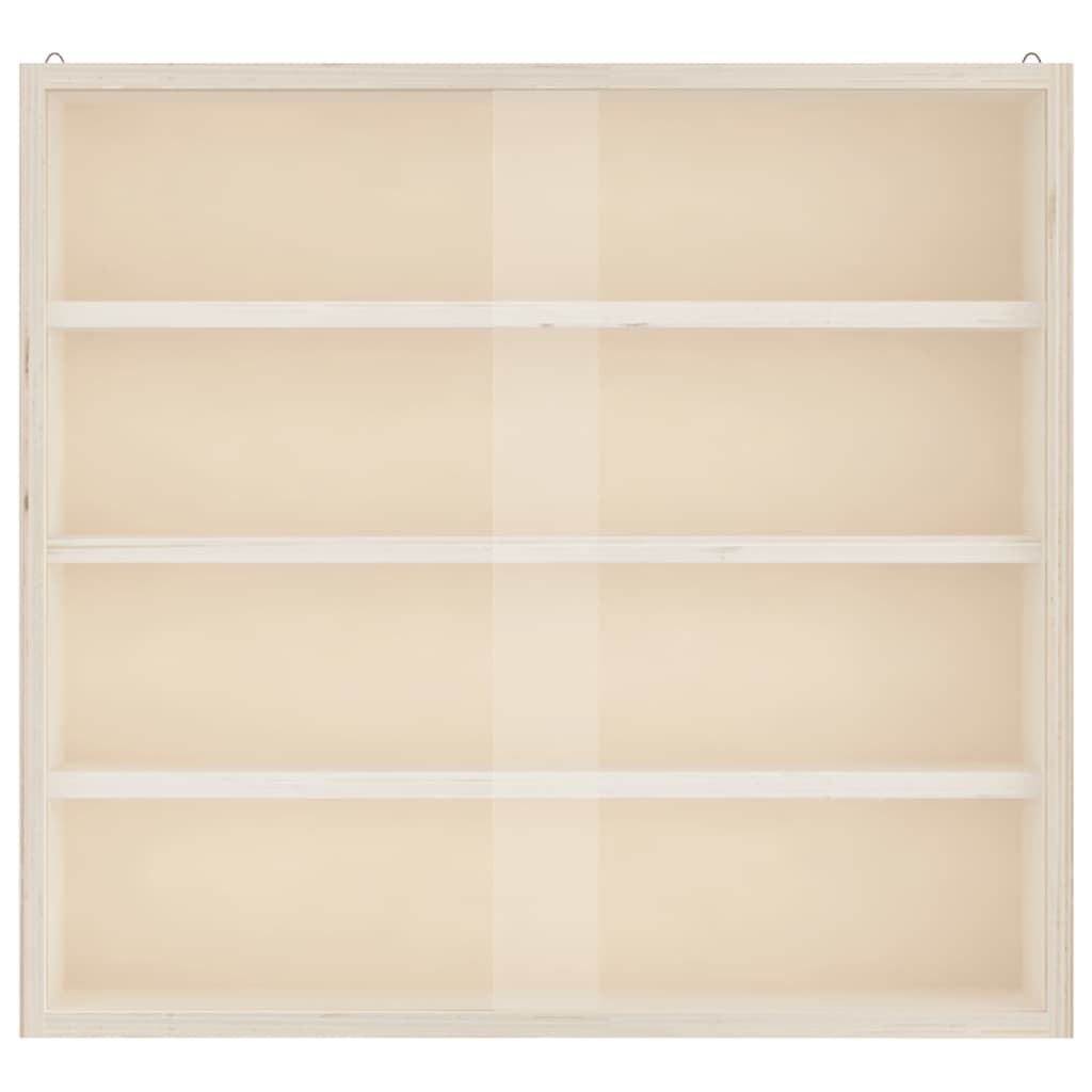vidaXL Vitrina de colecție din lemn cu uși 40x8,5x37 cm