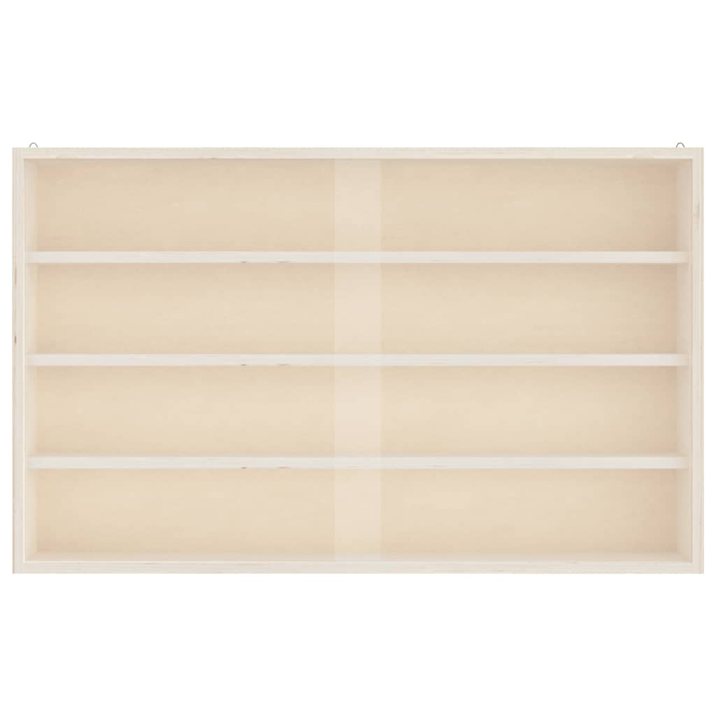 vidaXL Vitrina de colecție din lemn cu uși 60x8,5x37 cm vidaXL Vitrina de colecție din lemn cu uși 60x8,5x37 cm