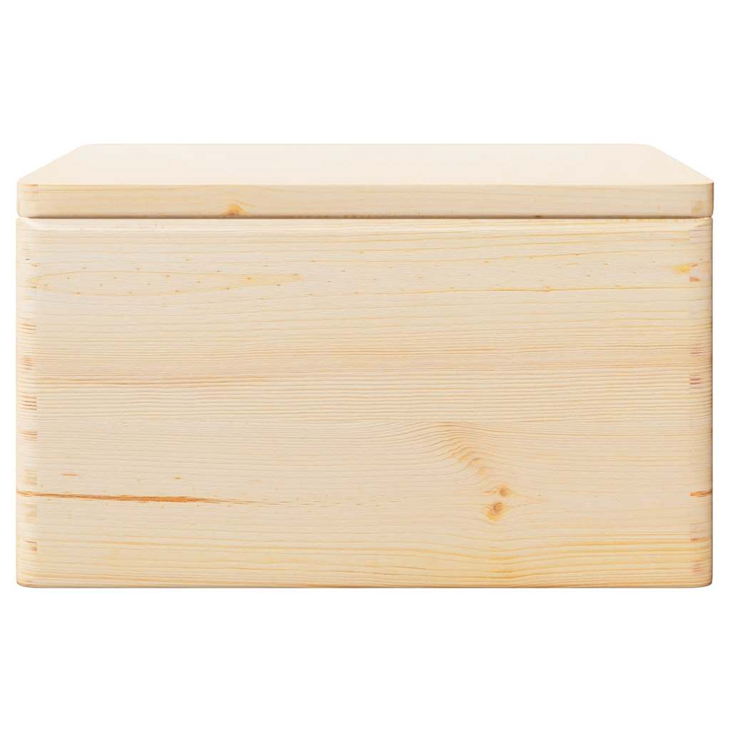 vidaXL Cutie din lemn cu capac 40x30x23 cm din lemn masiv de pin vidaXL Cutie din lemn cu capac 40x30x23 cm din lemn masiv de pin