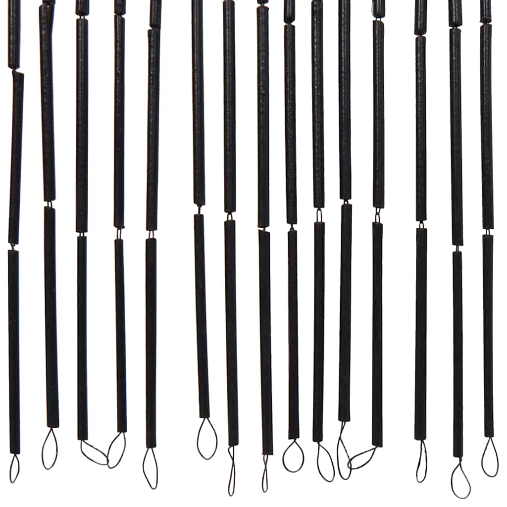 vidaXL Perdele ușă cu insecte gri închis 100x220 cm bambus vidaXL Perdele ușă cu insecte gri închis 100x220 cm bambus