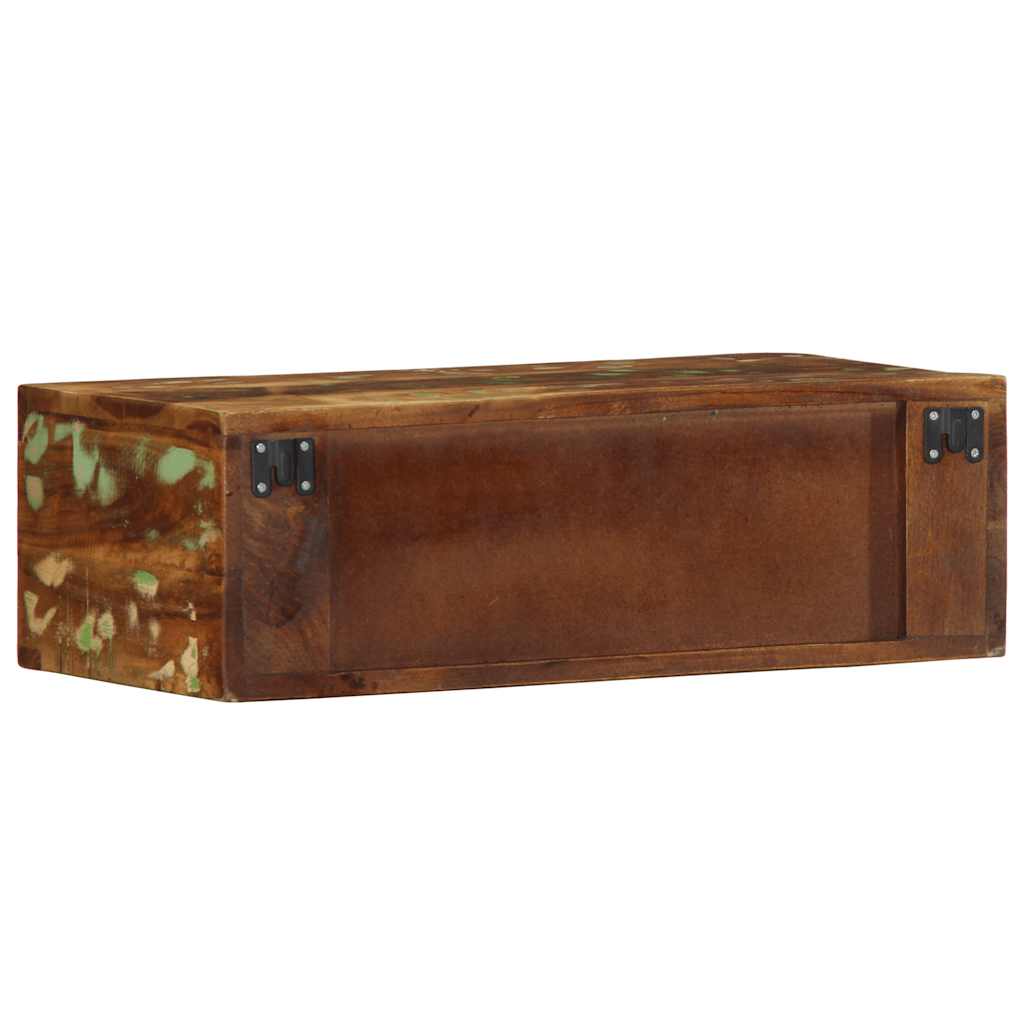 vidaXL Dulap TV montat pe perete 60x30x19 cm, lemn masiv reciclat