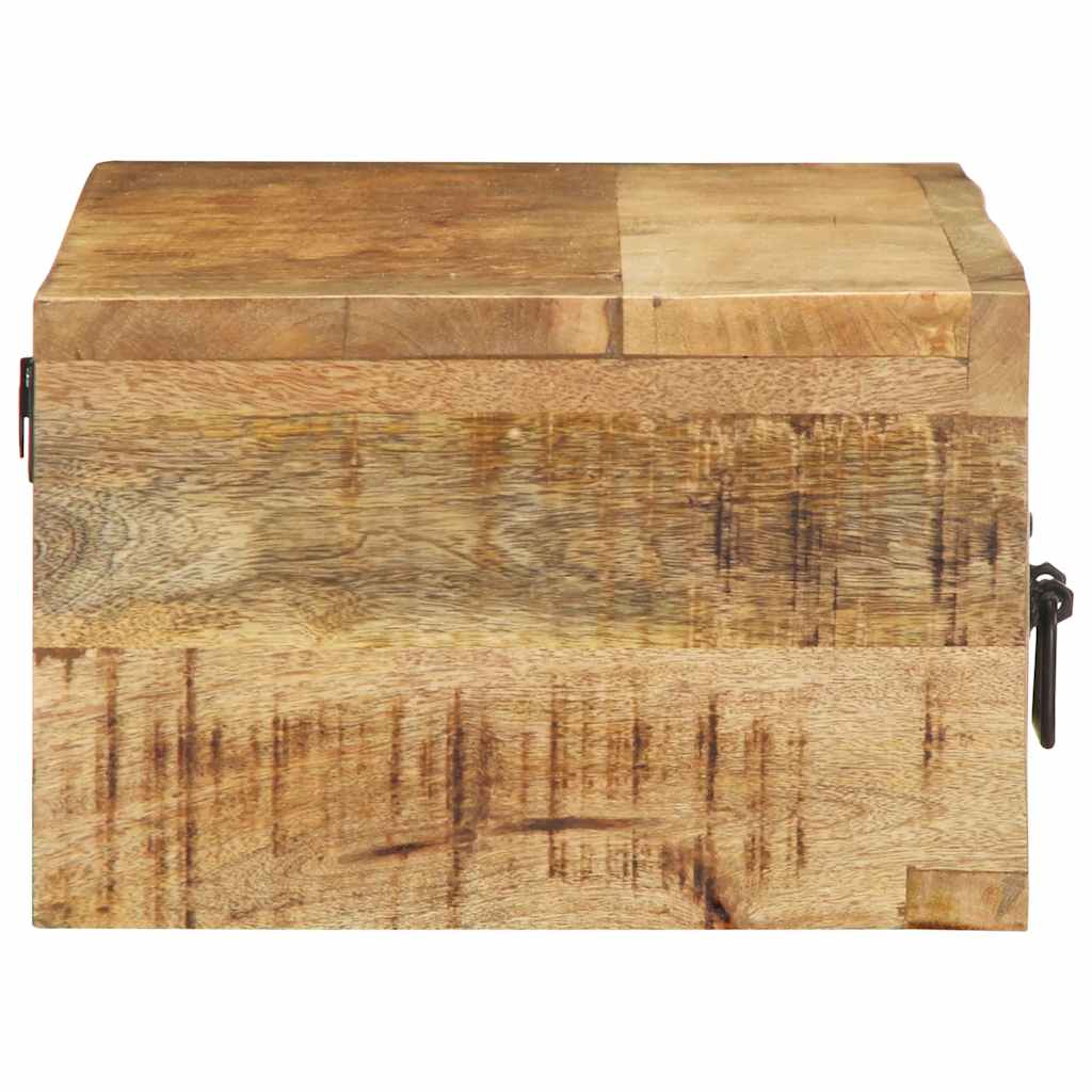 vidaXL Dulap TV montat pe perete 80x30x19 cm, lemn masiv de mango brut vidaXL Dulap TV montat pe perete 80x30x19 cm, lemn masiv de mango brut