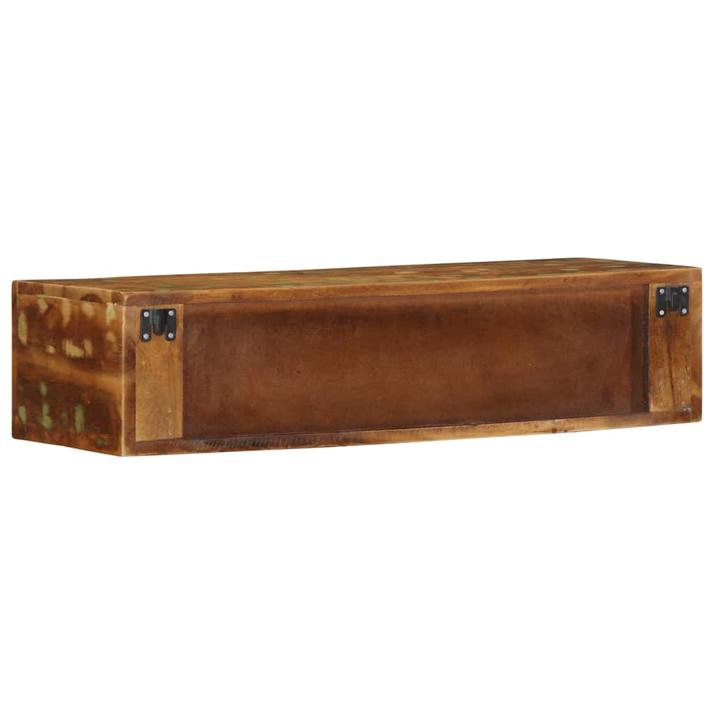 vidaXL Dulap TV montat pe perete 80x30x19 cm, lemn masiv reciclat