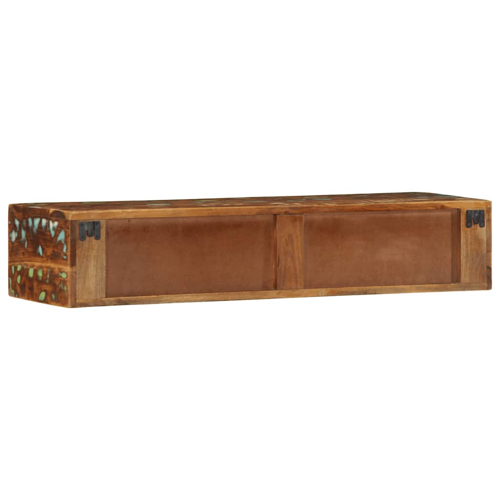 vidaXL Dulap TV montat pe perete 100x30x19 cm, lemn masiv reciclat