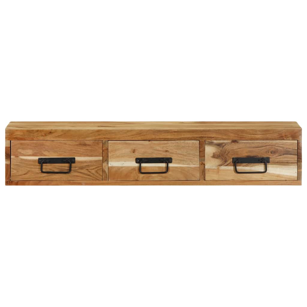 vidaXL Dulap TV montat pe perete 100x30x19 cm, lemn masiv reciclat