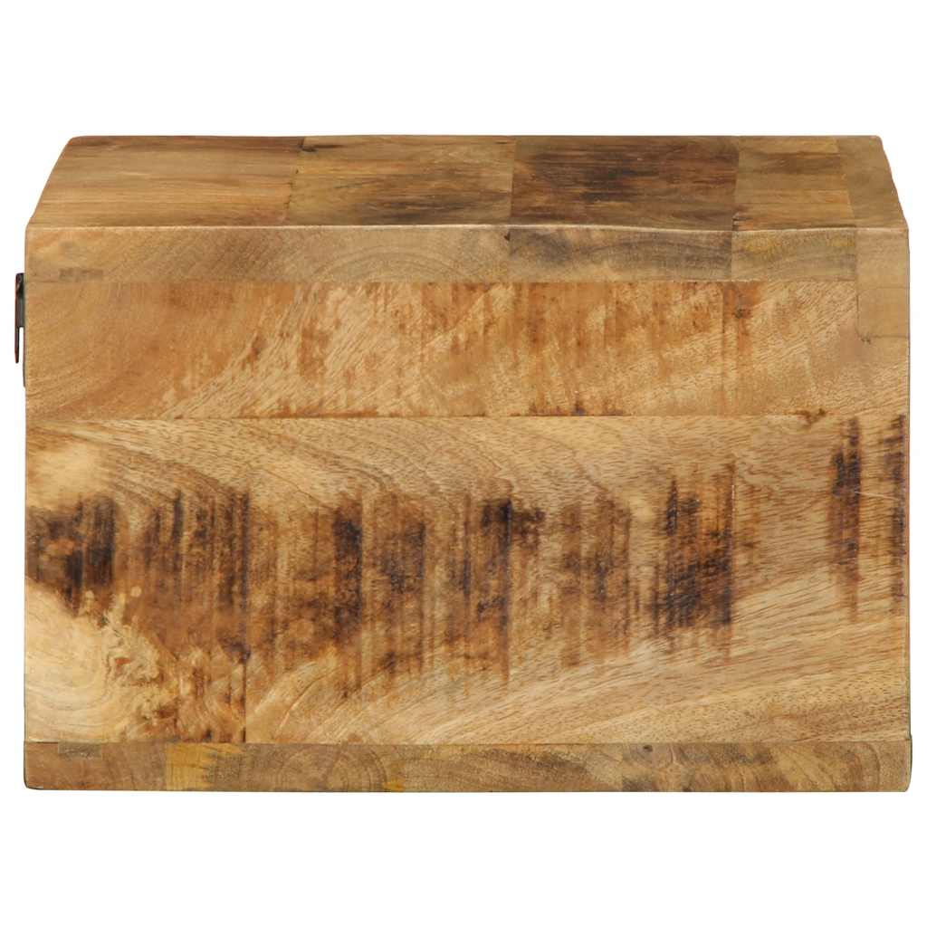 vidaXL Dulap TV montat pe perete 40x30x19 cm, lemn masiv de mango brut