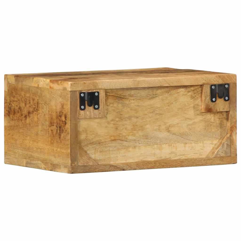 vidaXL Dulap TV montat pe perete 40x30x19 cm, lemn masiv de mango brut