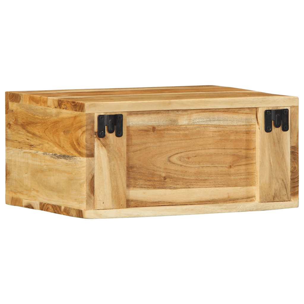vidaXL Dulap TV montat pe perete 40x30x19 cm, lemn masiv reciclat