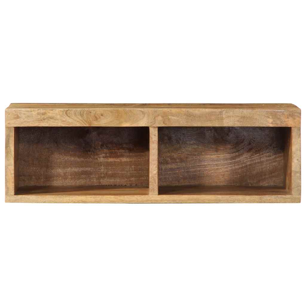 vidaXL Dulap TV montat pe perete 60x30x19 cm, lemn masiv de mango brut