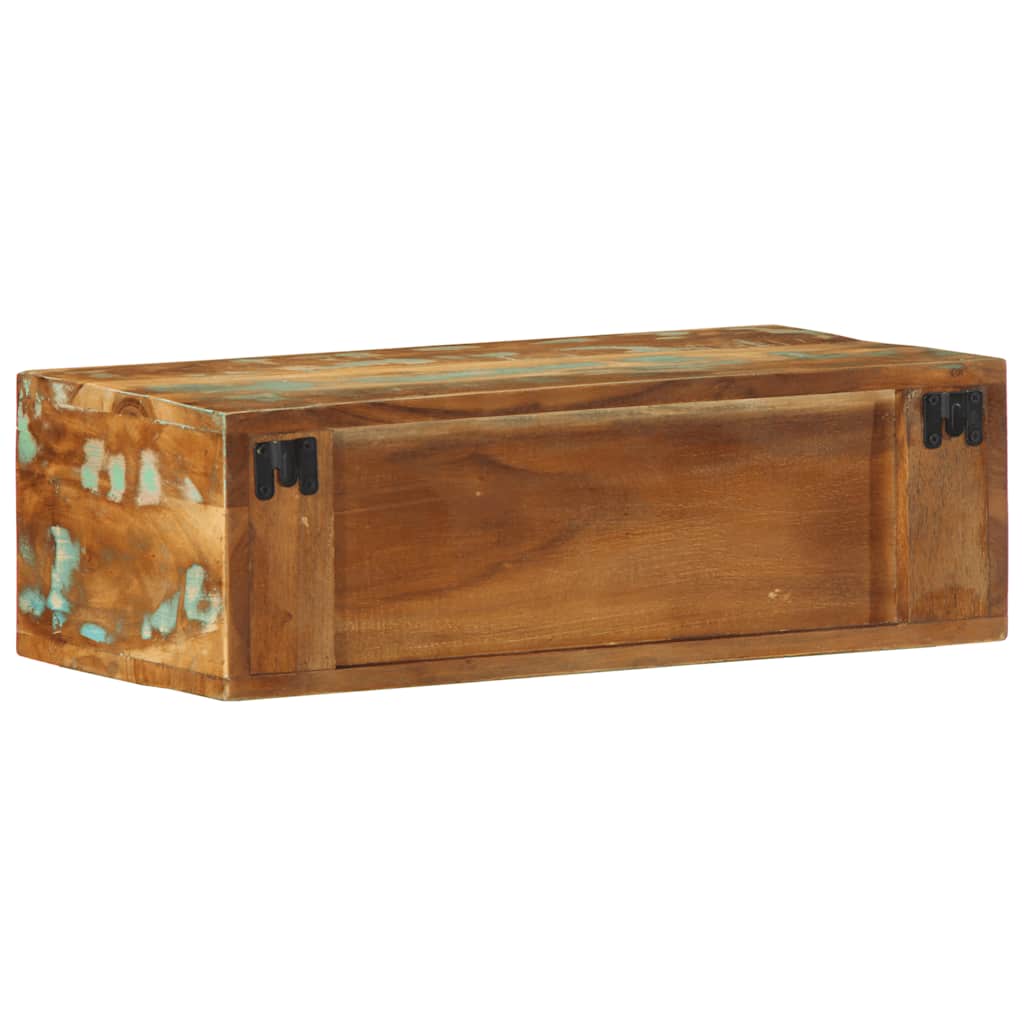 vidaXL Dulap TV montat pe perete 60x30x19 cm, lemn masiv reciclat