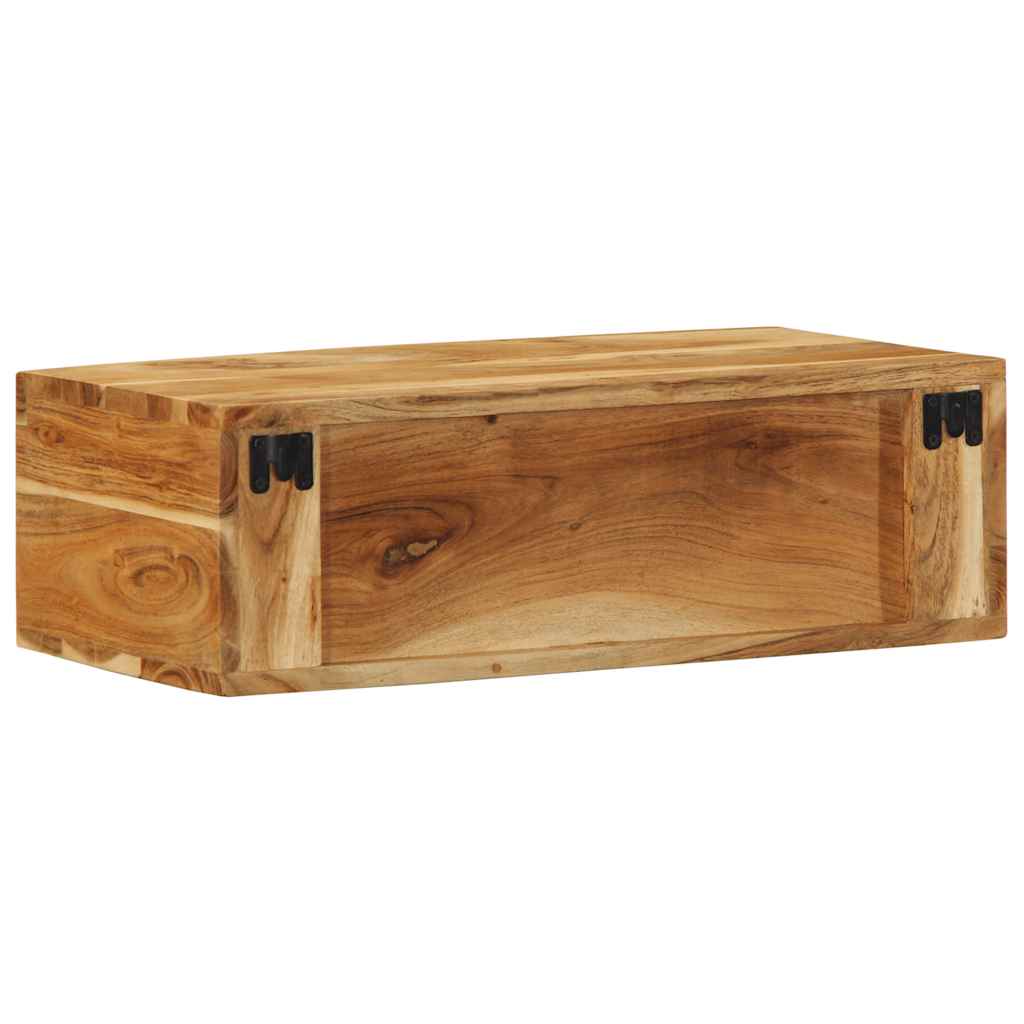 vidaXL Dulap TV montat pe perete 60x30x19 cm, lemn masiv de acacia vidaXL Dulap TV montat pe perete 60x30x19 cm, lemn masiv de acacia