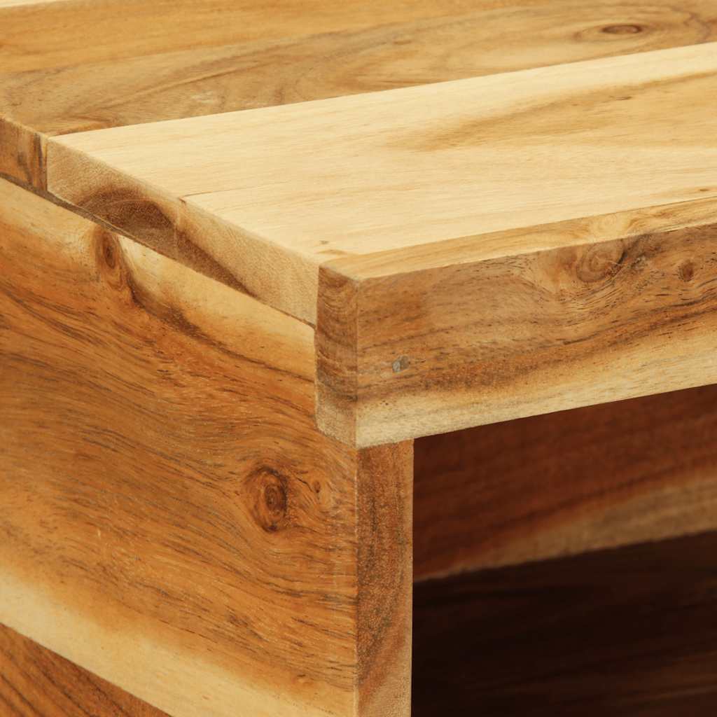 vidaXL Dulap TV montat pe perete 60x30x19 cm, lemn masiv de acacia vidaXL Dulap TV montat pe perete 60x30x19 cm, lemn masiv de acacia