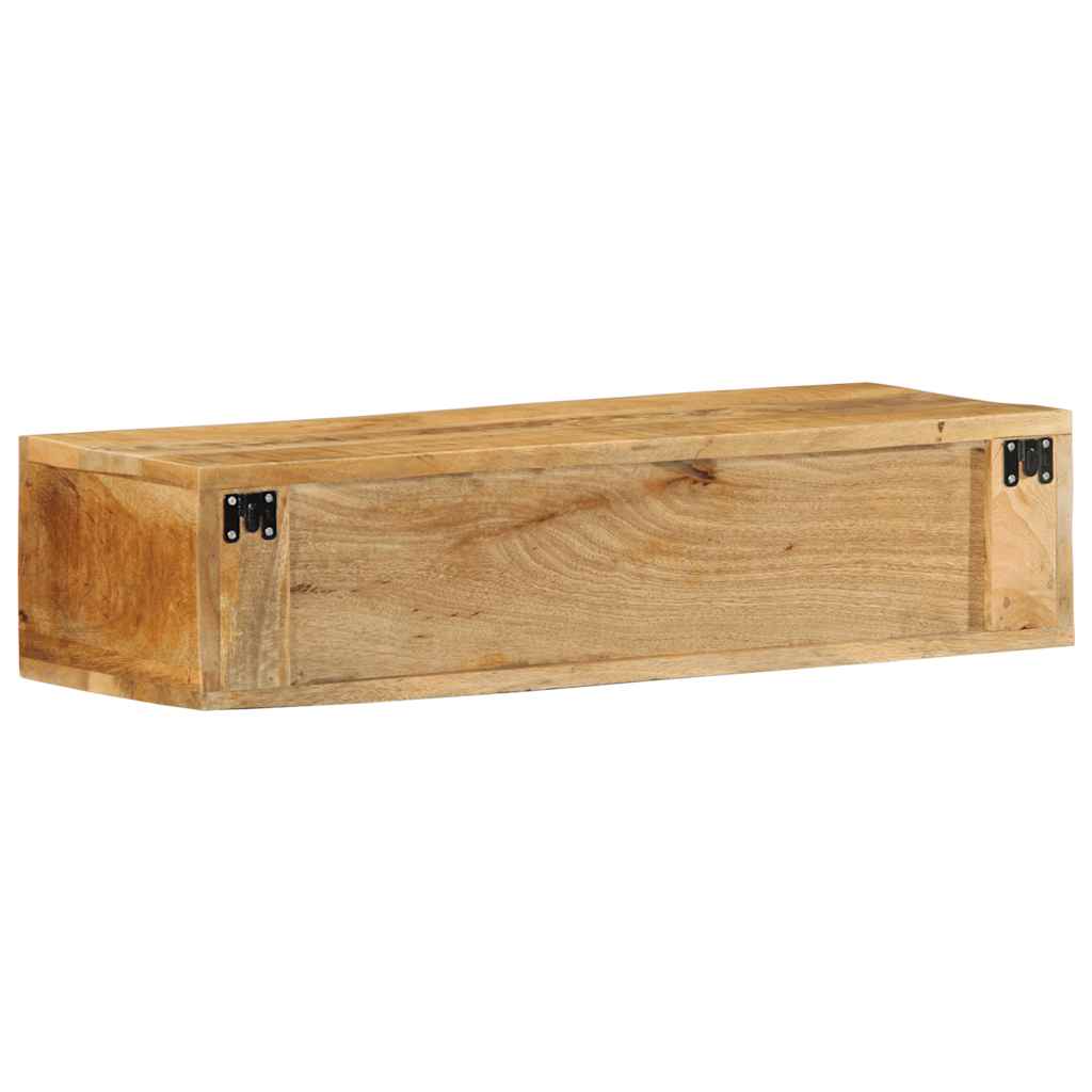 vidaXL Dulap TV montat pe perete 80x30x19 cm, lemn masiv de mango brut