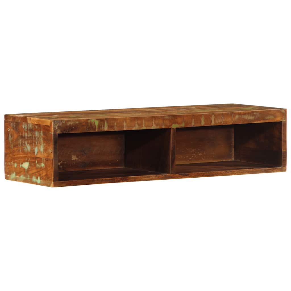 vidaXL Dulap TV montat pe perete 80x30x19 cm, lemn masiv reciclat