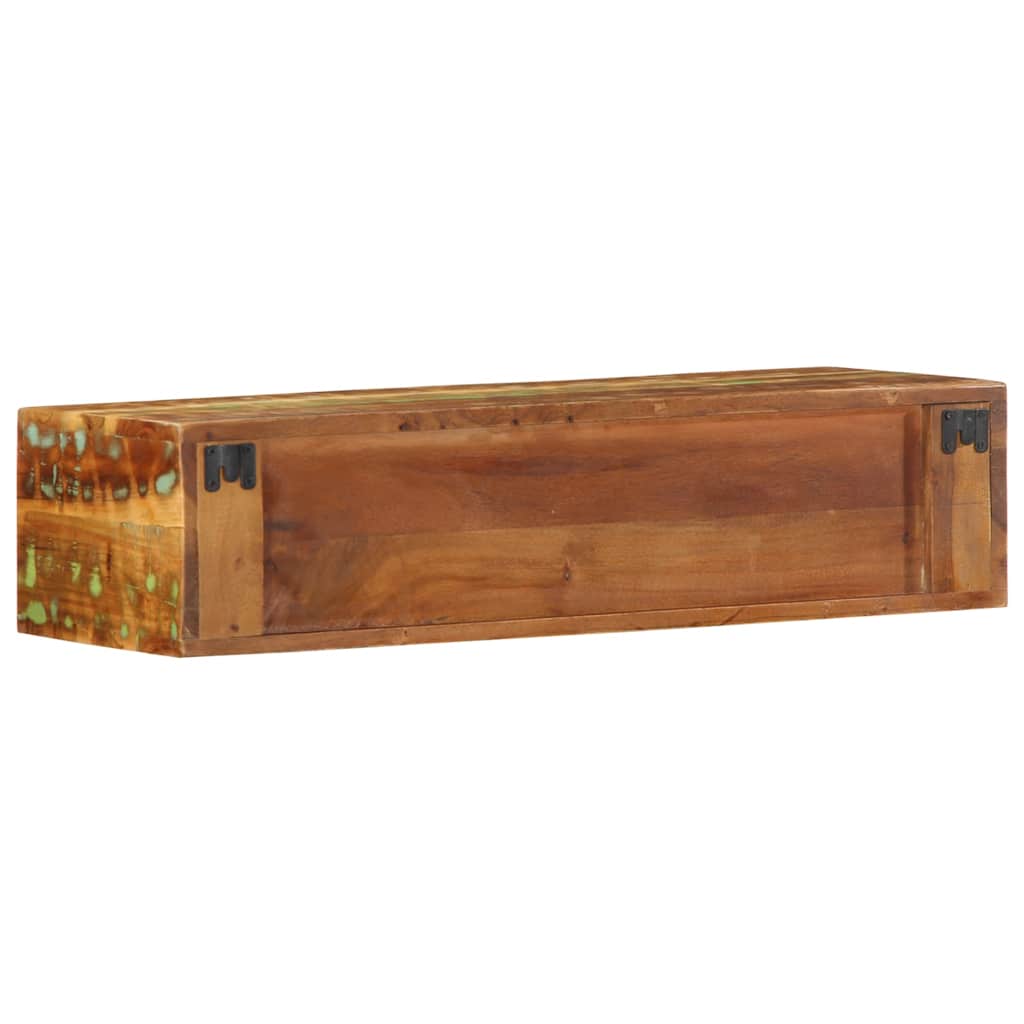vidaXL Dulap TV montat pe perete 80x30x19 cm, lemn masiv reciclat