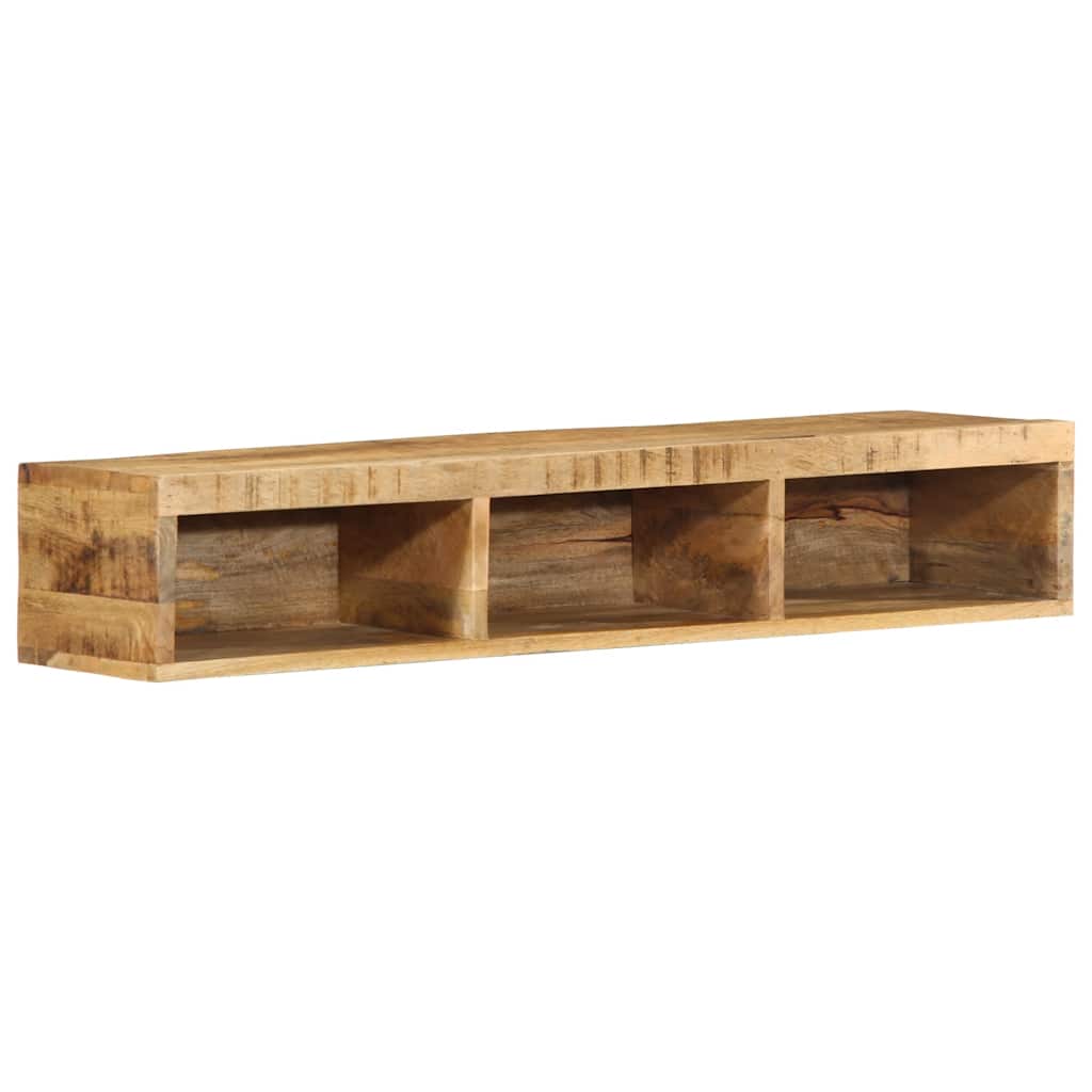 vidaXL Dulap TV montat pe perete 100x30x19 cm lemn masiv de mango brut