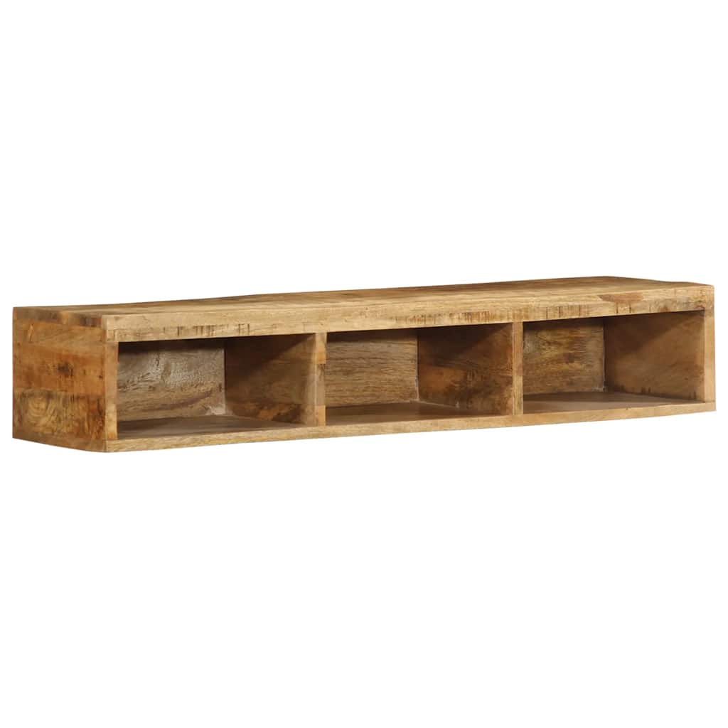 vidaXL Dulap TV montat pe perete 100x30x19 cm lemn masiv de mango brut
