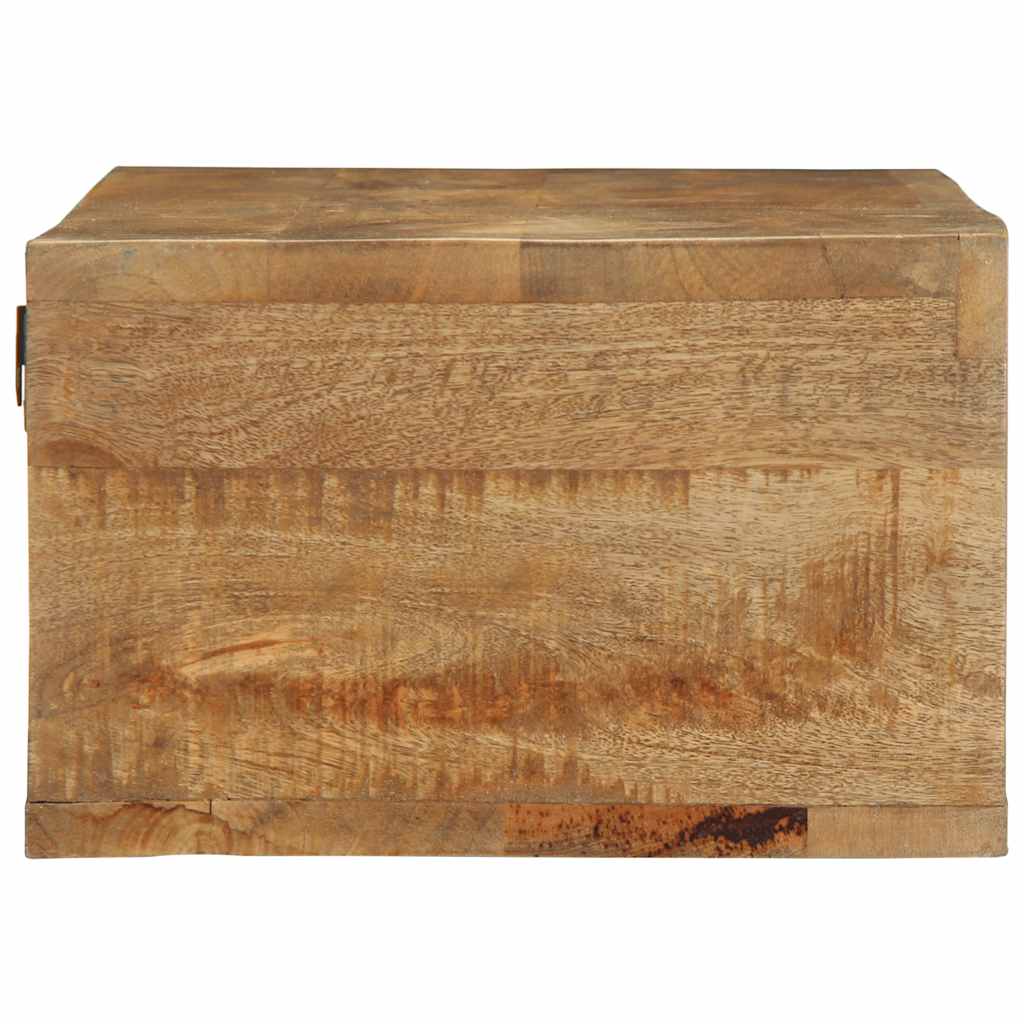 vidaXL Dulap TV montat pe perete 100x30x19 cm lemn masiv de mango brut