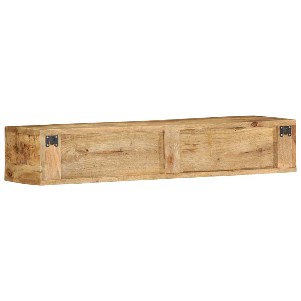 vidaXL Dulap TV montat pe perete 100x30x19 cm lemn masiv de mango brut