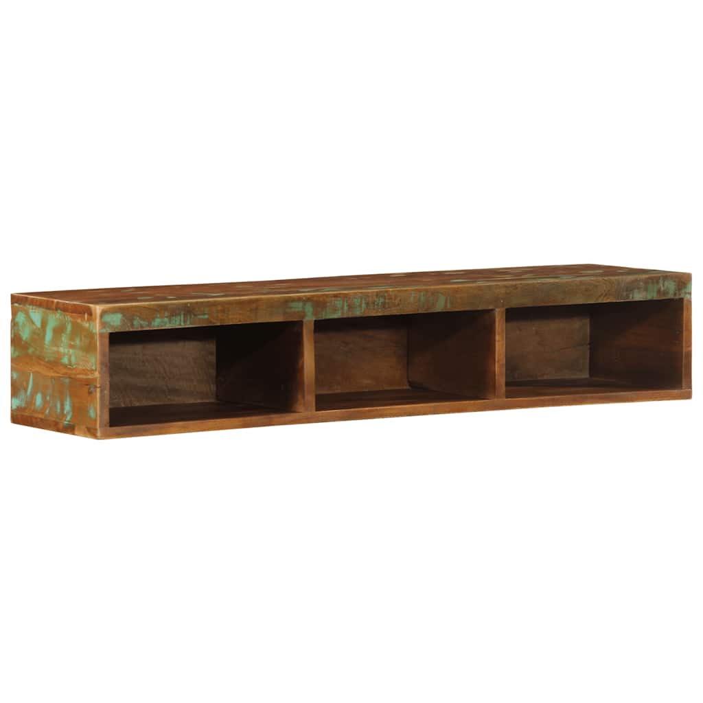 vidaXL Dulap TV montat pe perete 100x30x19 cm, lemn masiv reciclat