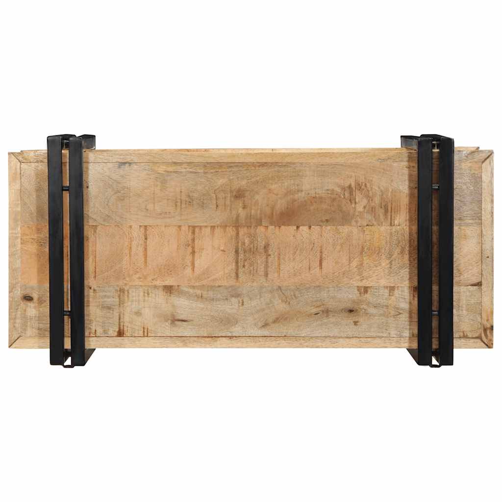 vidaXL Raft de perete 70x33x35 cm lemn masiv de mango