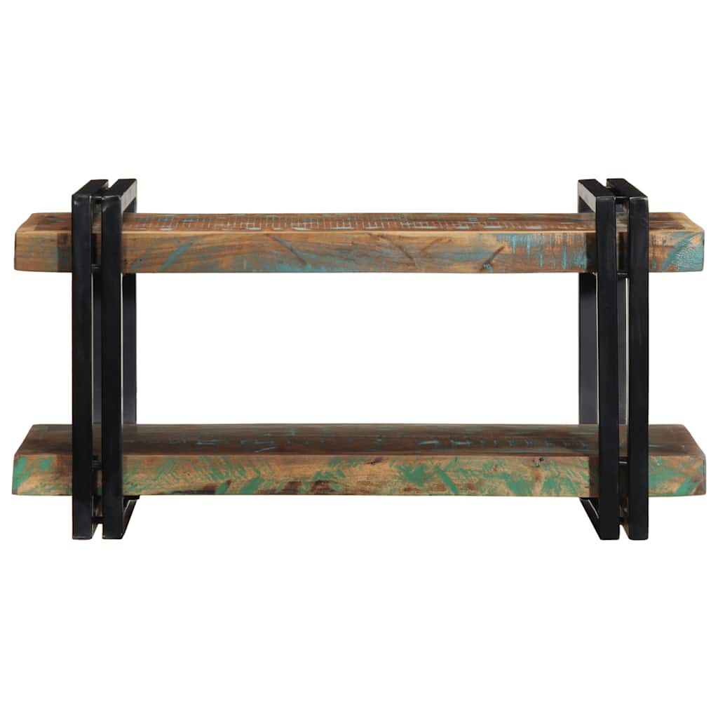 vidaXL Raft de perete din lemn masiv multicolor recuperat